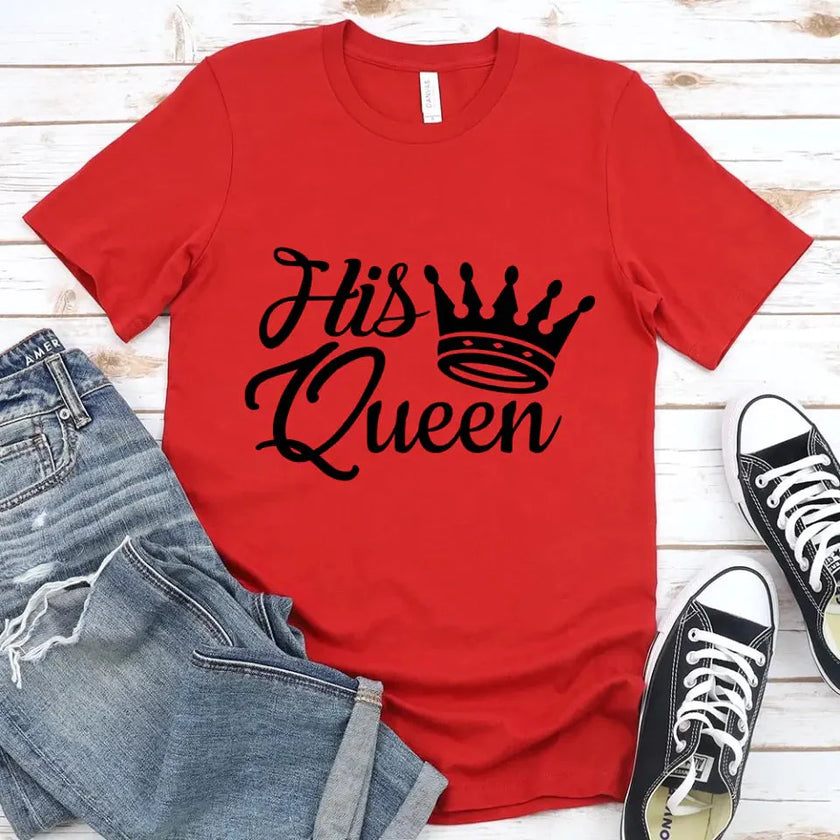 Customizer - His Queen & Her King Couple Tee