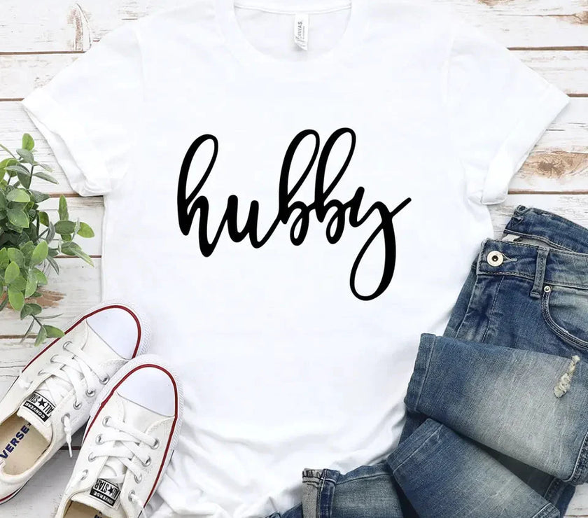 Customizer - Hubby & Wifey Couple Tee