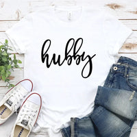 Customizer - Hubby & Wifey Couple Tee