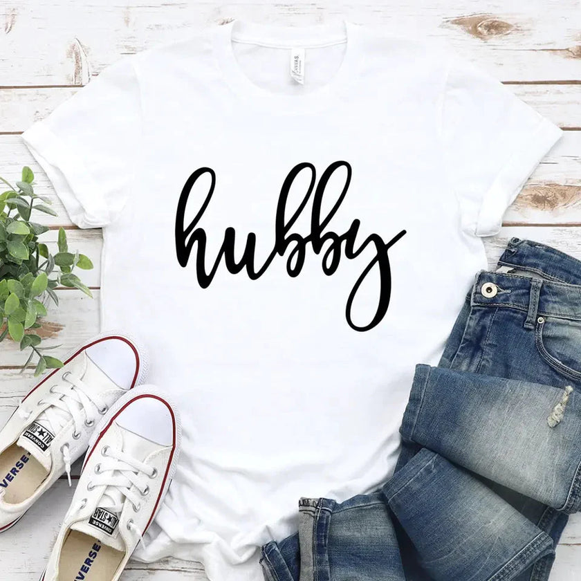 Customizer - Hubby & Wifey Couple Tee