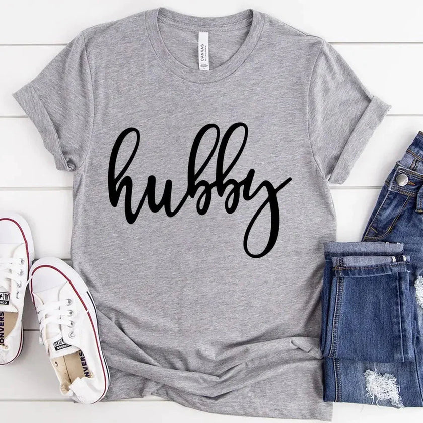 Customizer - Hubby & Wifey Couple Tee