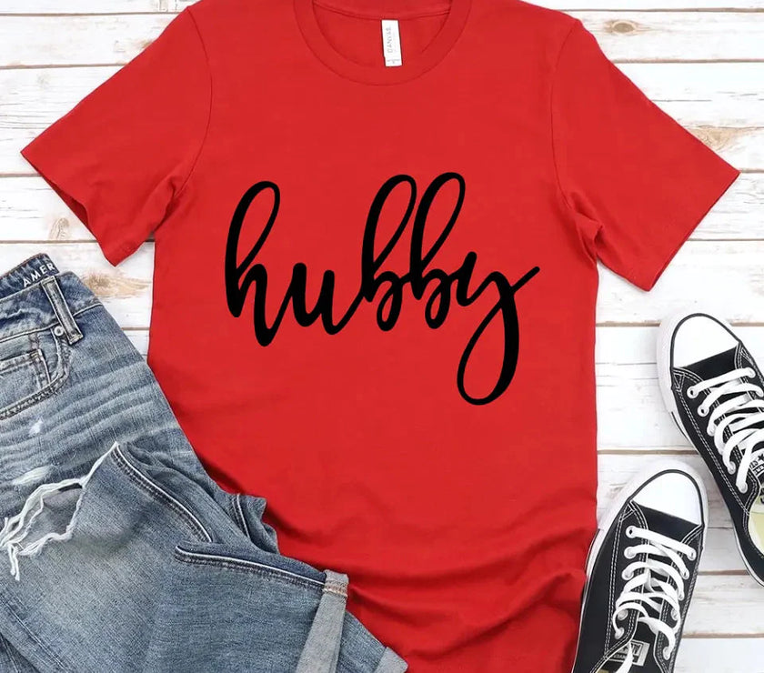 Customizer - Hubby & Wifey Couple Tee