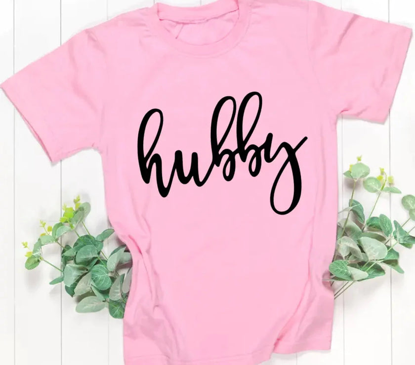 Customizer - Hubby & Wifey Couple Tee