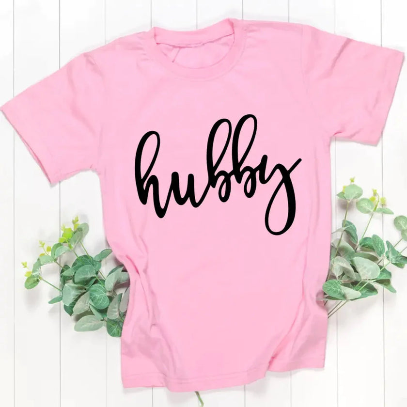 Customizer - Hubby & Wifey Couple Tee