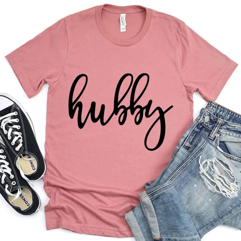 Customizer - Hubby & Wifey Couple Tee