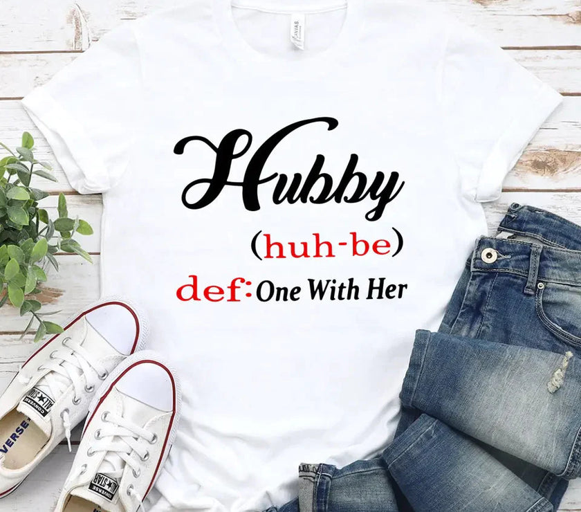 Customizer - Hubby & Wifey Definition Couple Tee