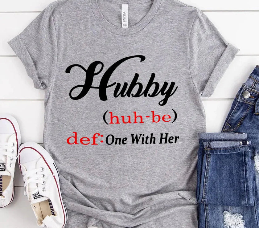 Customizer - Hubby & Wifey Definition Couple Tee