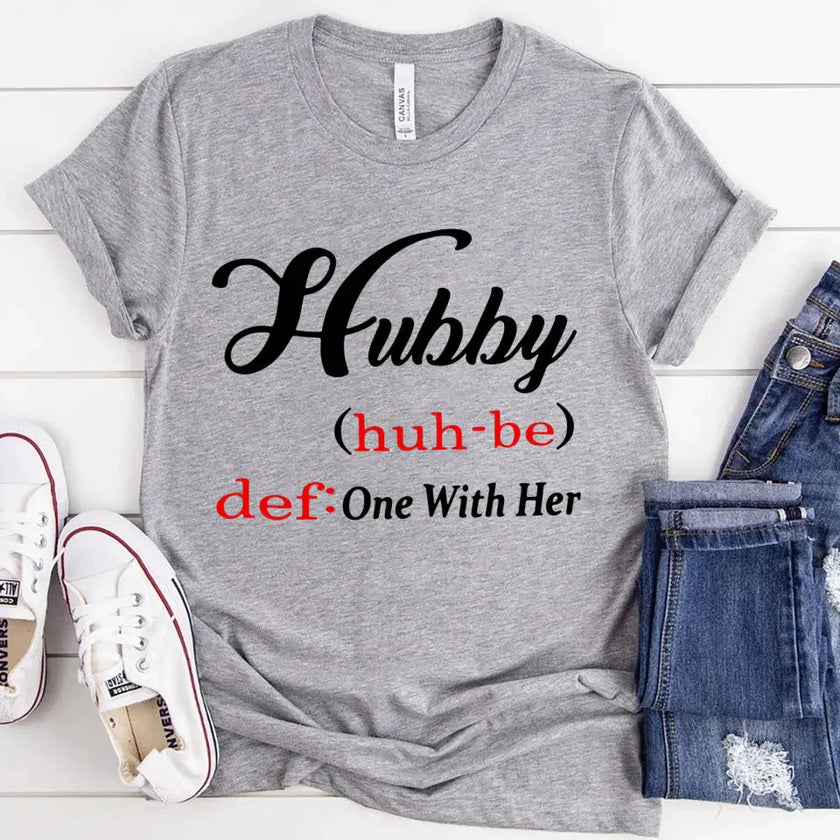 Customizer - Hubby & Wifey Definition Couple Tee