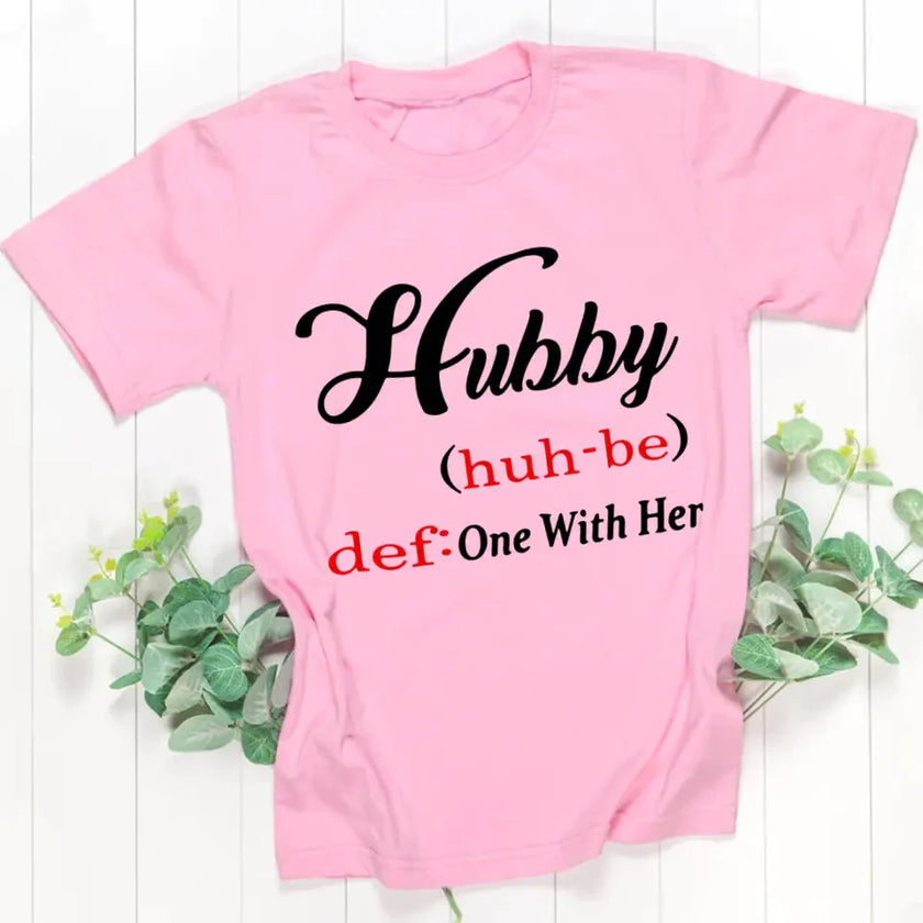 Customizer - Hubby & Wifey Definition Couple Tee