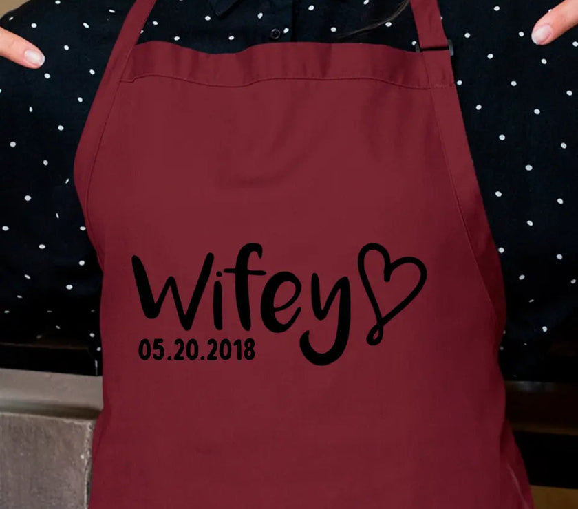 Customizer - Hubby & Wifey Personalized Apron