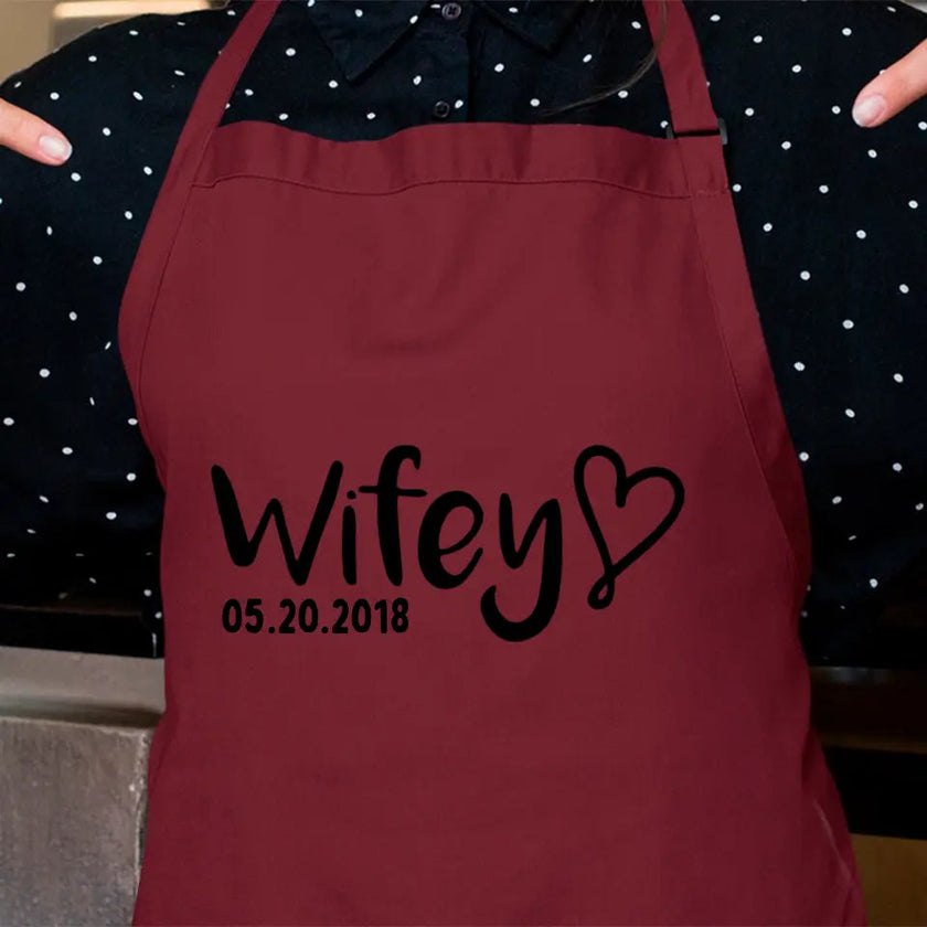 Customizer - Hubby & Wifey Personalized Apron