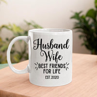 Customizer - Husband Wife Besties Personalized MUG 11oz