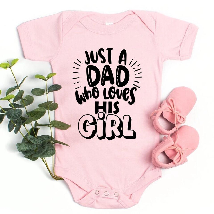 Customizer - Just A Dad Who Loves His Girl Tee