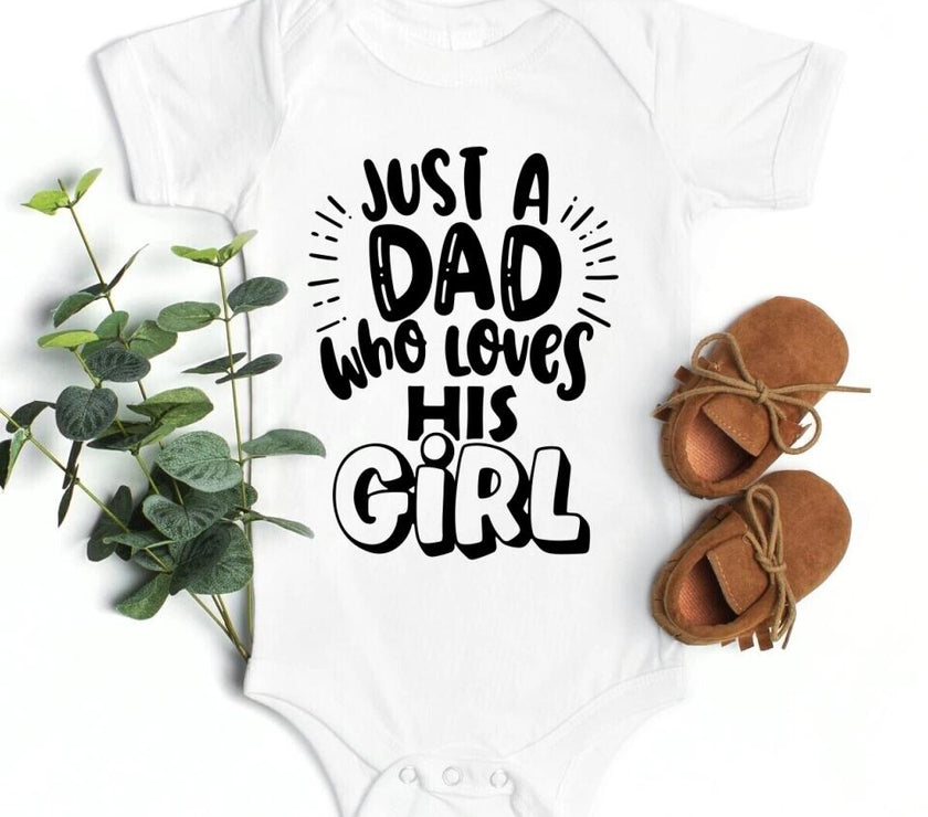 Customizer - Just A Dad Who Loves His Girl Tee