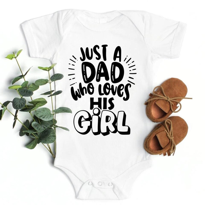 Customizer - Just A Dad Who Loves His Girl Tee