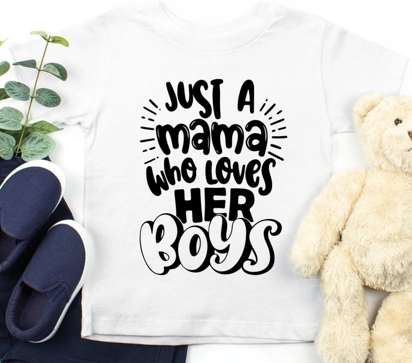 Customizer - Mama Who Loves Her Boys T-Shirt