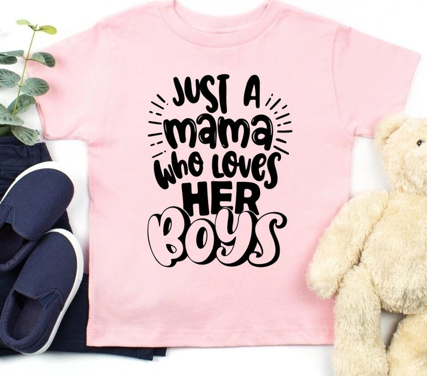 Customizer - Mama Who Loves Her Boys T-Shirt