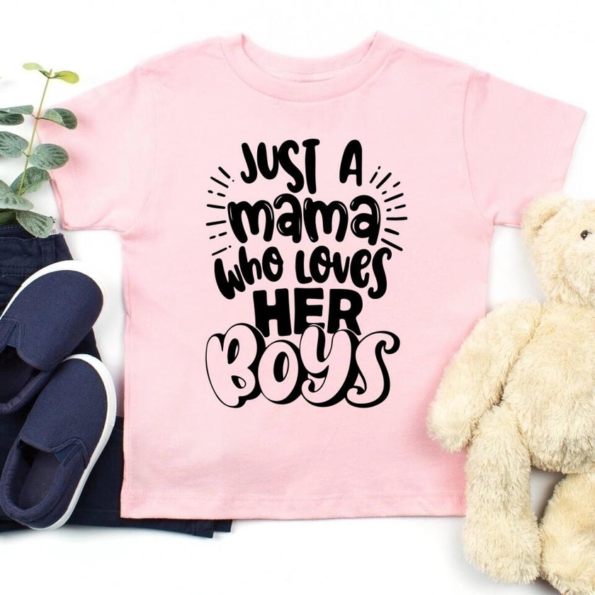 Customizer - Mama Who Loves Her Boys T-Shirt