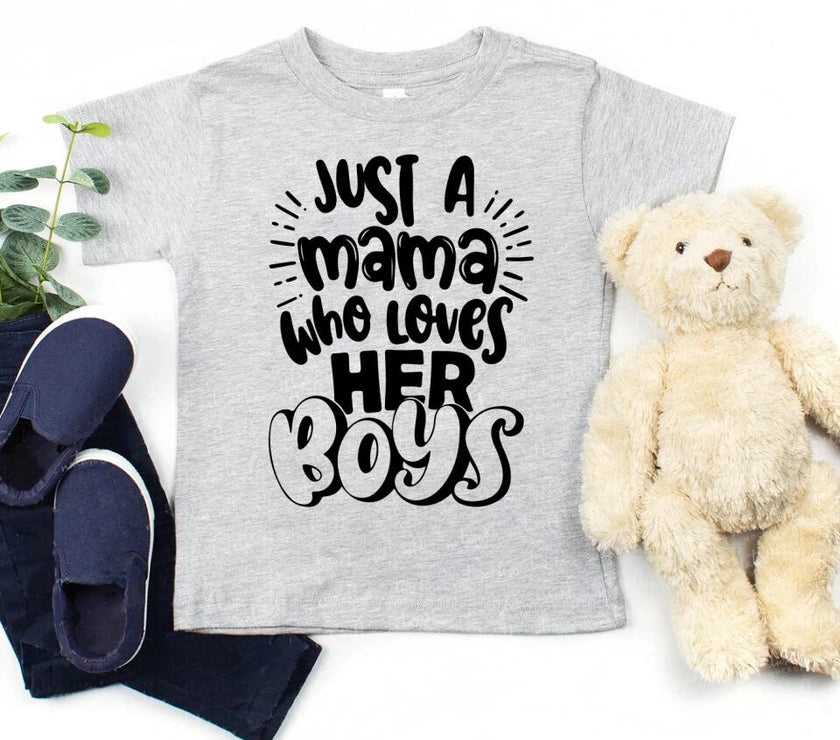 Customizer - Mama Who Loves Her Boys T-Shirt