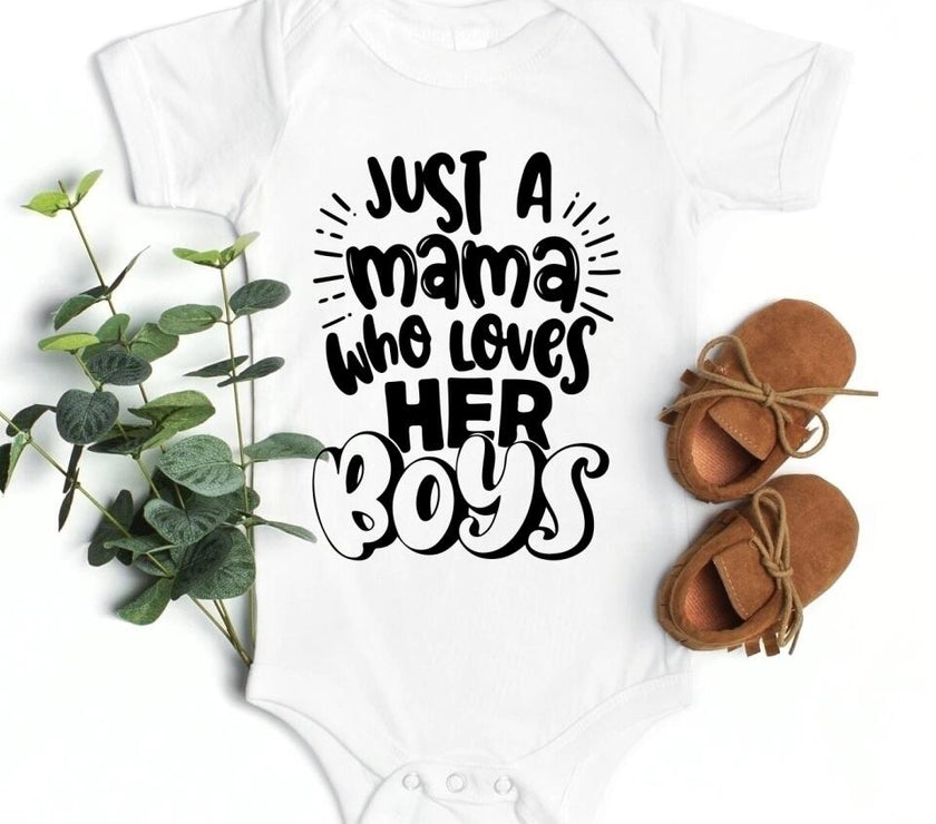 Customizer - Mama Who Loves Her Boys T-Shirt