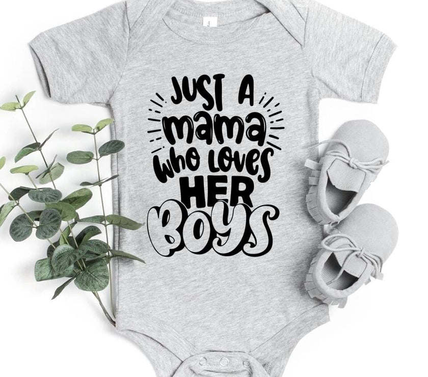 Customizer - Mama Who Loves Her Boys T-Shirt