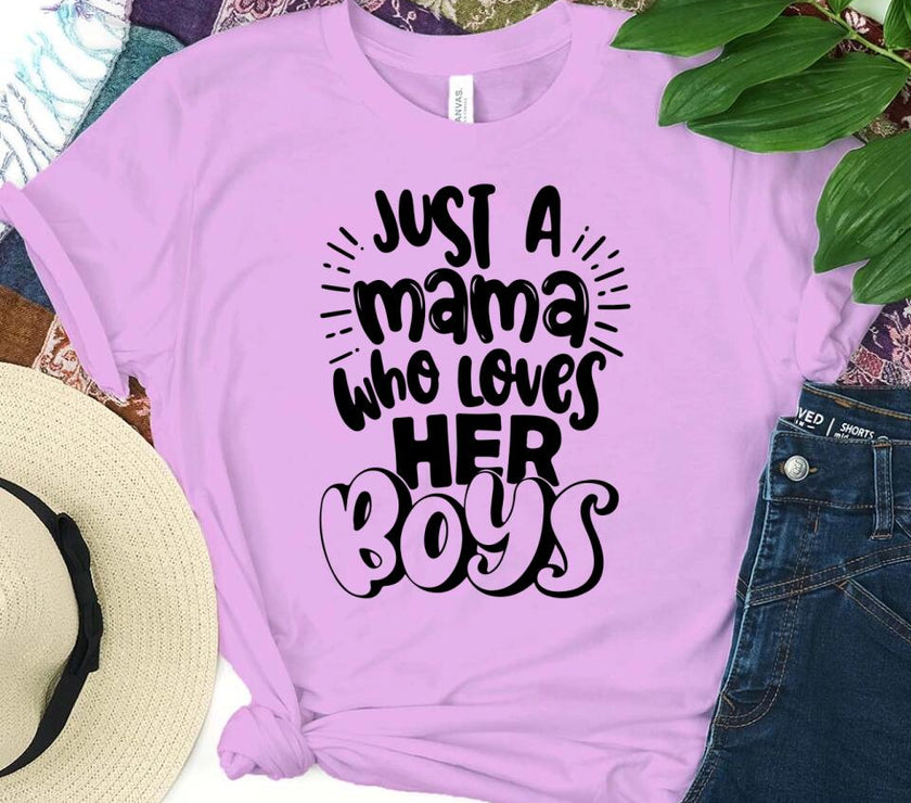 Customizer - Mama Who Loves Her Boys T-Shirt