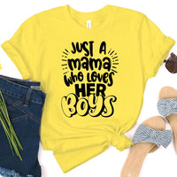 Customizer - Mama Who Loves Her Boys T-Shirt