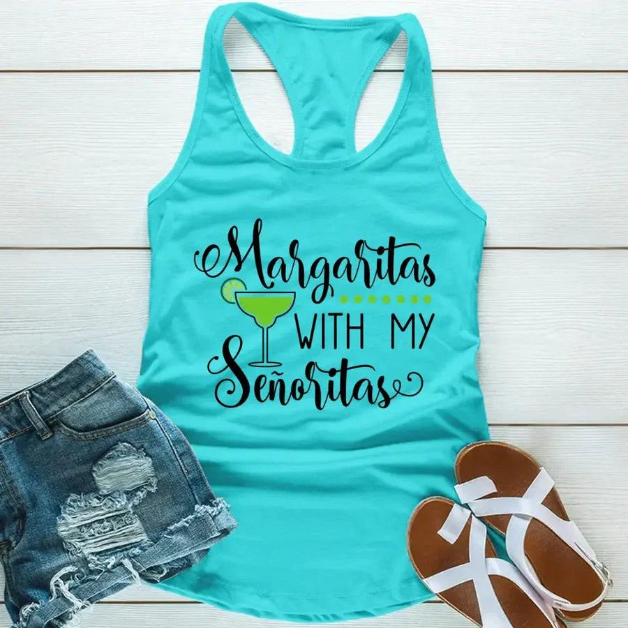 Customizer - Margaritas With My Señoritas Tank Top