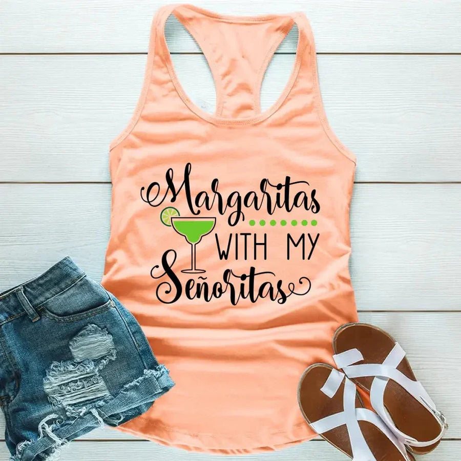 Customizer - Margaritas With My Señoritas Tank Top