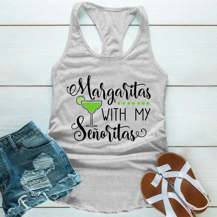 Customizer - Margaritas With My Señoritas Tank Top