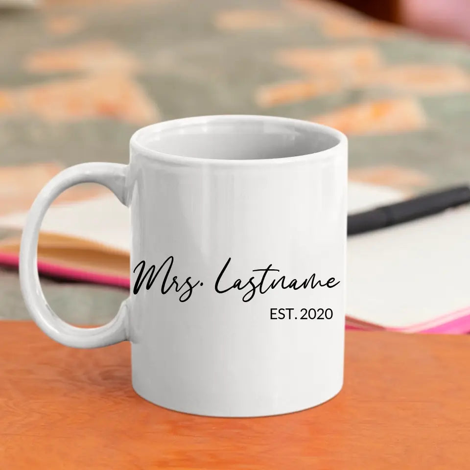 Customizer - Mrs. Personalized Mug