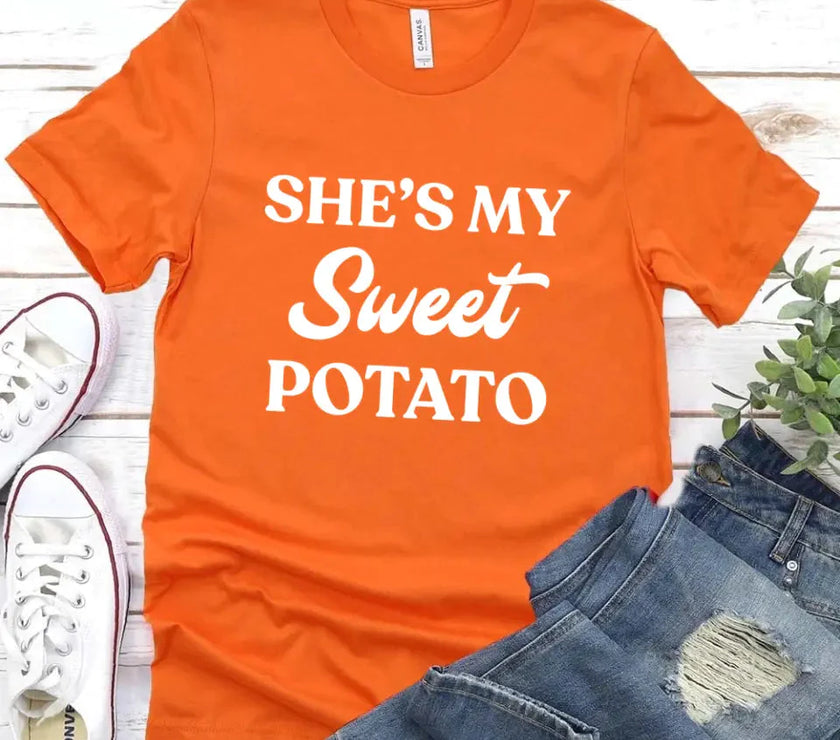 Customizer - My Sweet Potato Couples T-Shirt