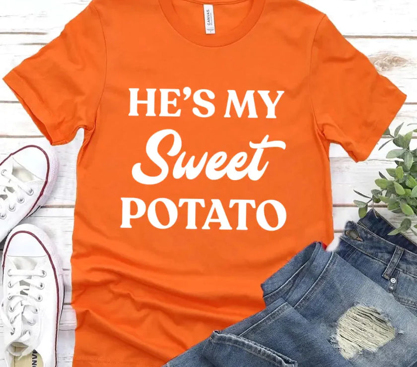 Customizer - My Sweet Potato Couples T-Shirt