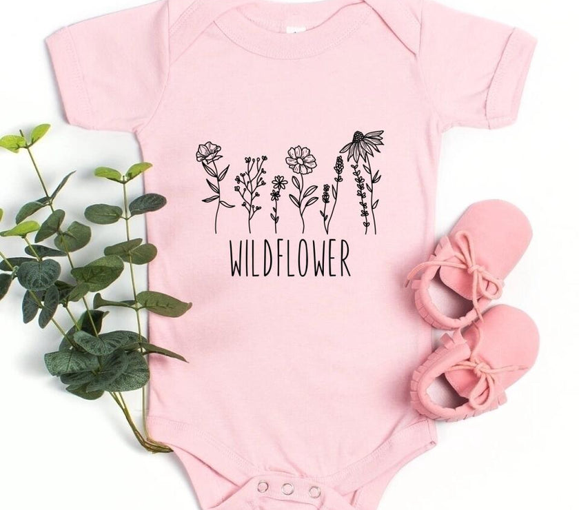 Customizer - Raising Little Wildflowers Tee - Mom And Me Easter Tee