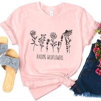 Customizer - Raising Little Wildflowers Tee - Mom And Me Easter Tee