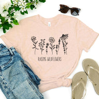 Customizer - Raising Little Wildflowers Tee - Mom And Me Easter Tee