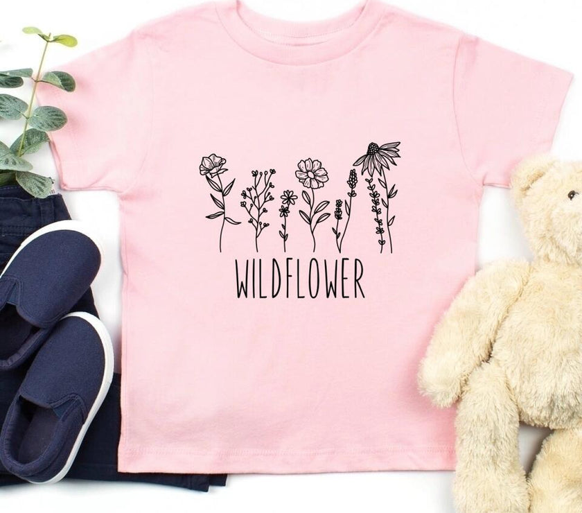 Customizer - Raising Little Wildflowers Tee - Mom And Me Easter Tee