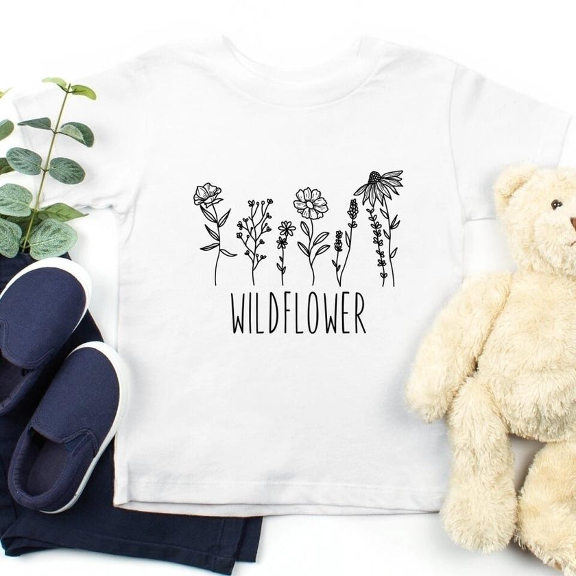 Customizer - Raising Little Wildflowers Tee - Mom And Me Easter Tee