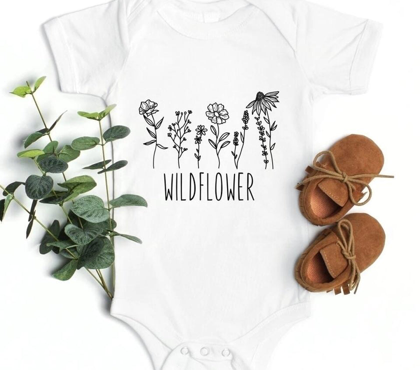 Customizer - Raising Little Wildflowers Tee - Mom And Me Easter Tee