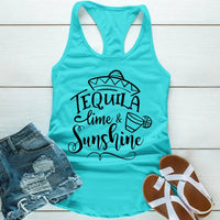 Customizer - Tequila Lime And Sunshine Friends Tank Top