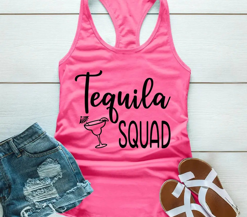 Customizer - Tequila Squad Celebration Tank Top