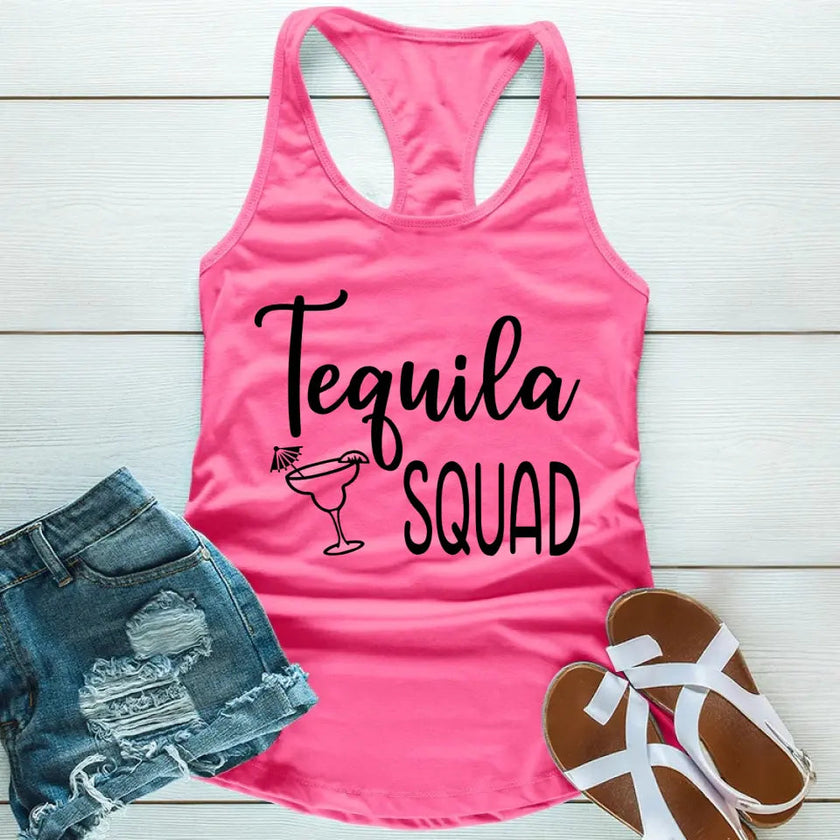 Customizer - Tequila Squad Celebration Tank Top