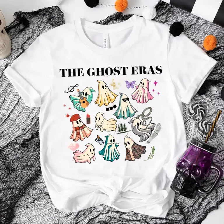 Customizer - The Eras Spooky Ghost Halloween T-shirt