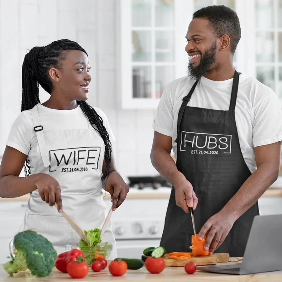 Customizer - Wife Hubs Established Personalized Apron