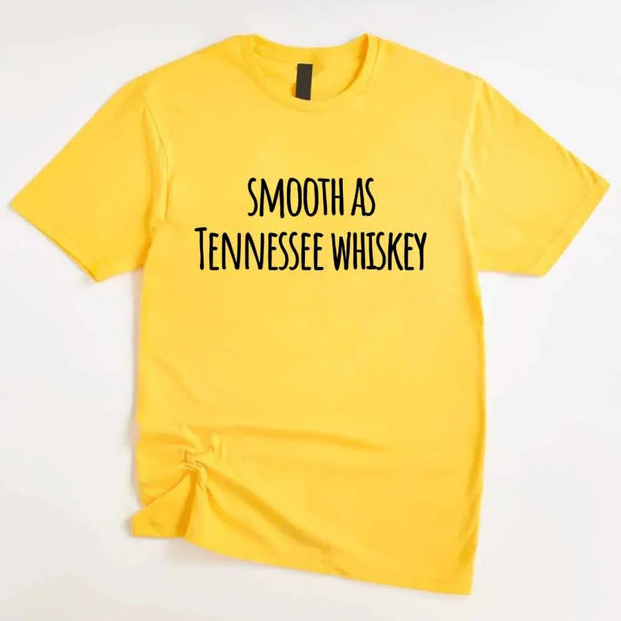 Smooth As Tenessee Whiskey Couple Tee