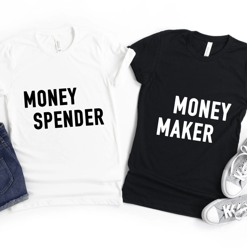 Devoted Duo's Dollars Couples Tee