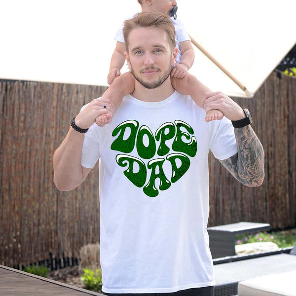 Dope Dad Retro Graphic T-Shirt – Cool Father's Day Gift 3