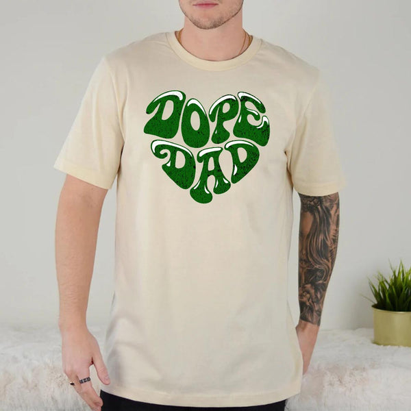 Dope Dad Retro Graphic T-Shirt – Cool Father's Day Gift 4