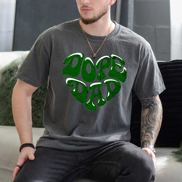 Dope Dad Retro Graphic T-Shirt – Cool Father's Day Gift 5