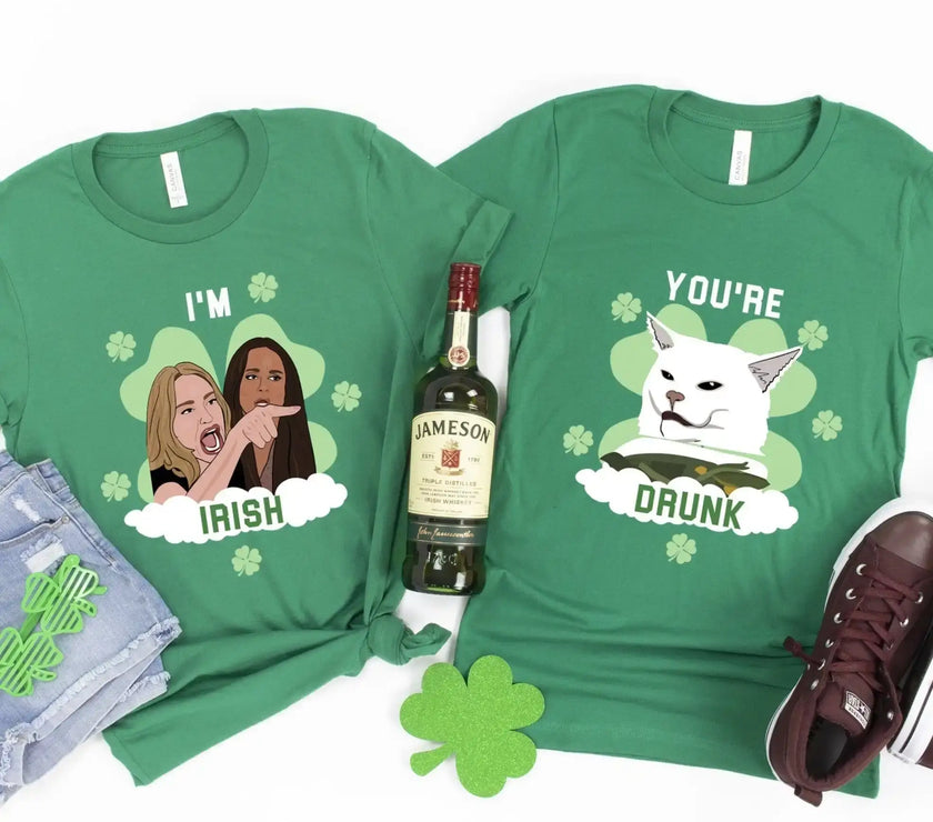 Drunk Meme Couples Tee